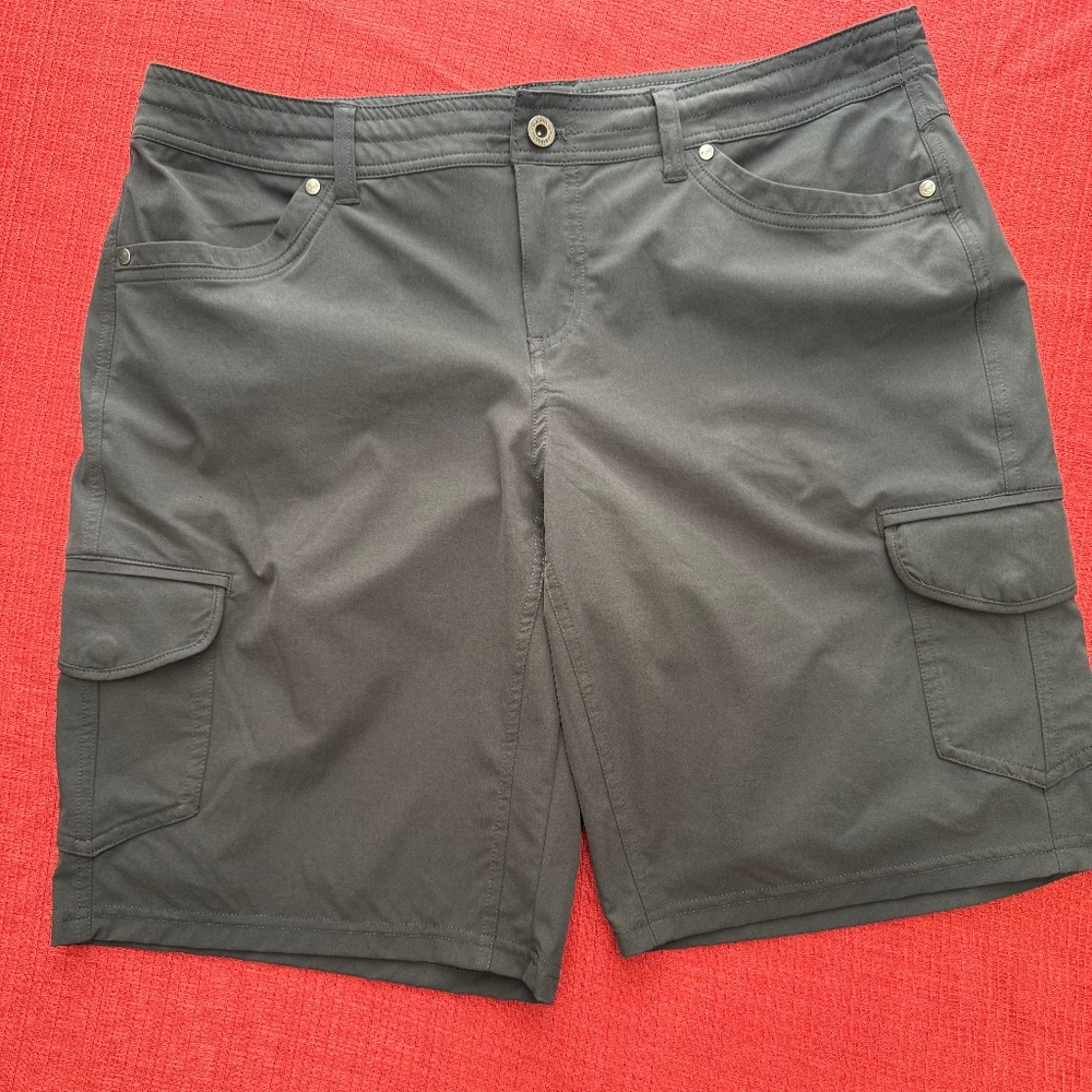 Kuhl Women’s Cargo Shorts - Dark Grey, Size 14